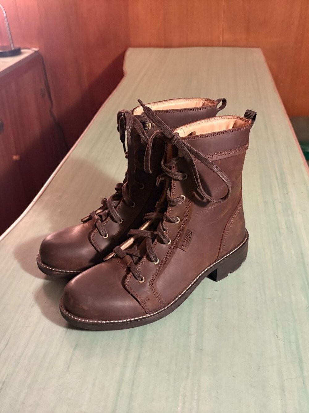 NWOT Womens Keen Oregon City Casual Brown Combat Boots Size 8 1023755